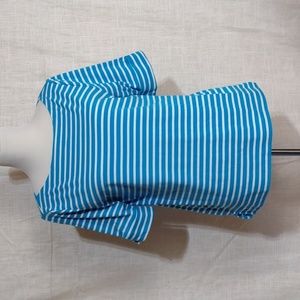 NWOT Lauren Ralph Lauren blue-striped boatneck top!